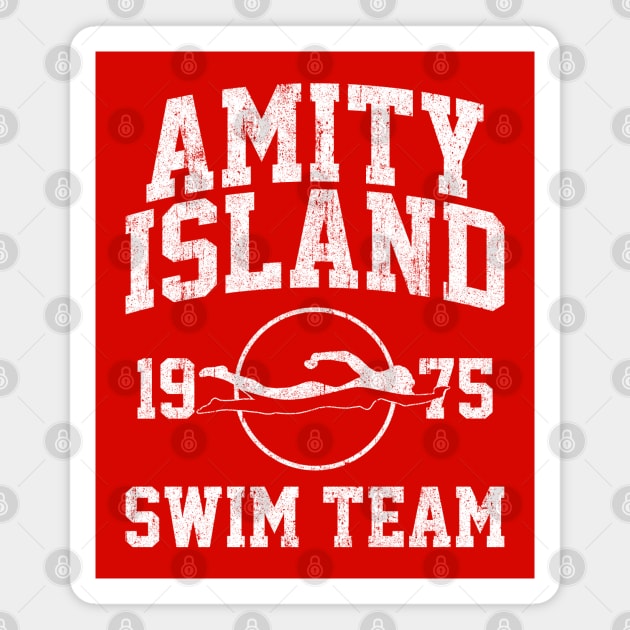 Amity Island Swim Team Magnet by huckblade